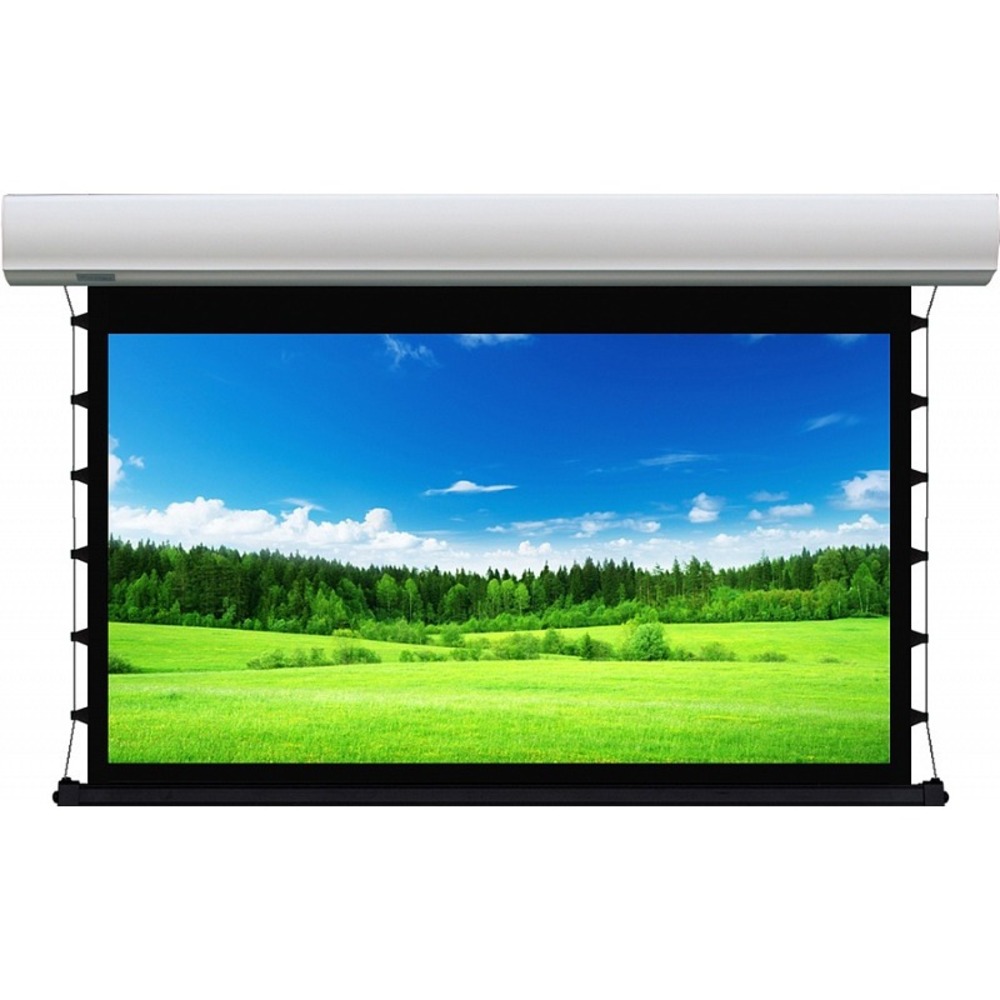 Экран для дома, настенно потолочный с электроприводом Lumien Cinema Tensioned Control 168x257 Matte White LCTC-100124