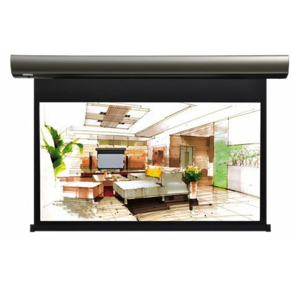 Экран для дома, настенно потолочный с электроприводом Lumien Cinema Control 185x221 см LCC-100103