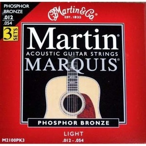 Струны для акустической гитары Martin 41M2100PK3