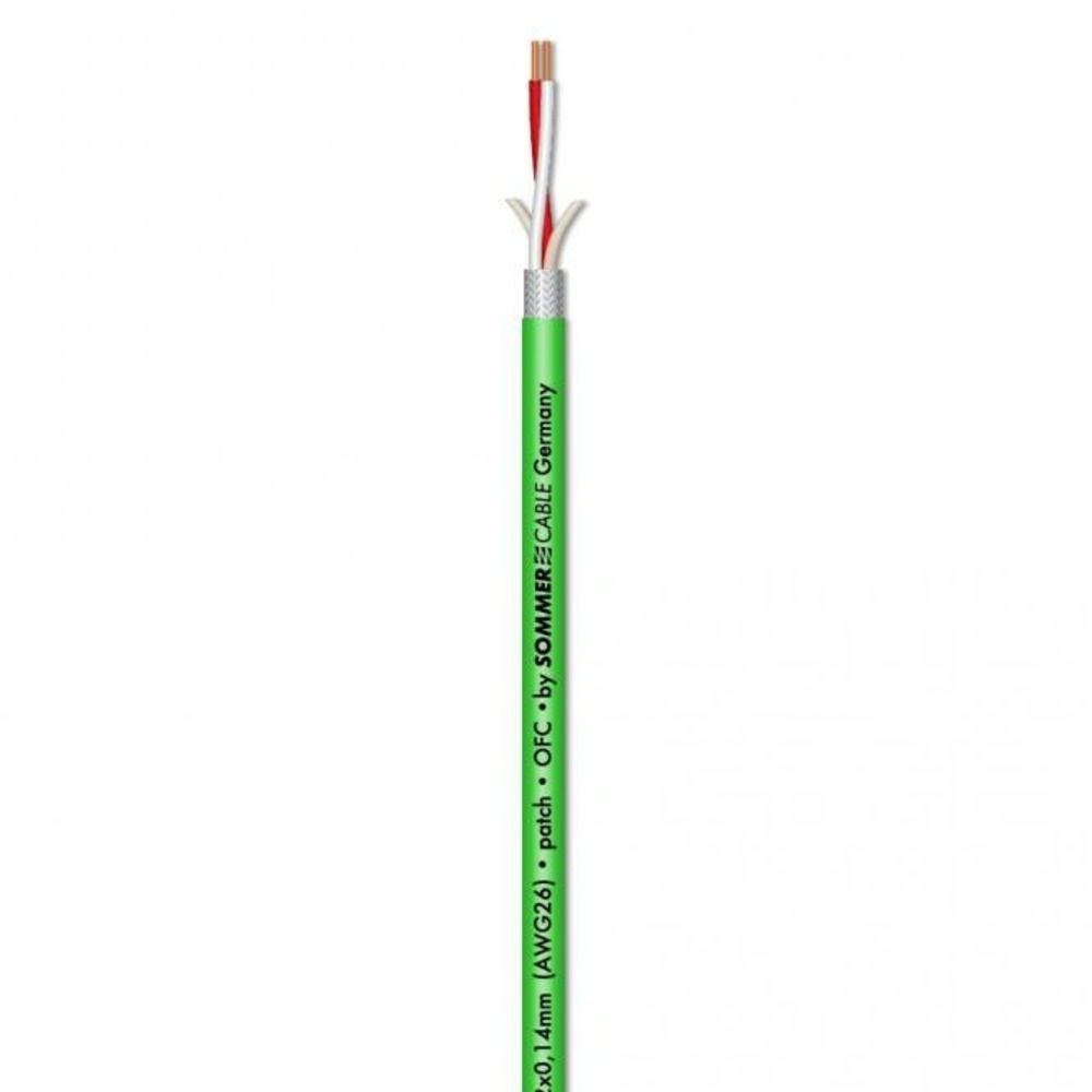 Кабель микрофонный в нарезку Sommer Cable 200-0314 SC-Scuba 14 Green