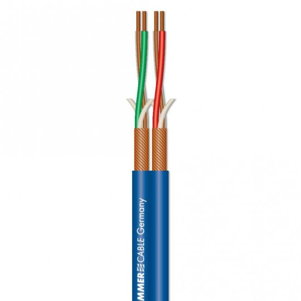 Кабель микрофонный в нарезку Sommer Cable 200-0552 SC-Peacock MKII Blue