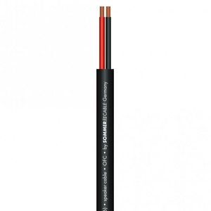 Кабель акустический с катушки двухжильный Sommer Cable 415-0051F Meridian Install SP215 FRNC Black