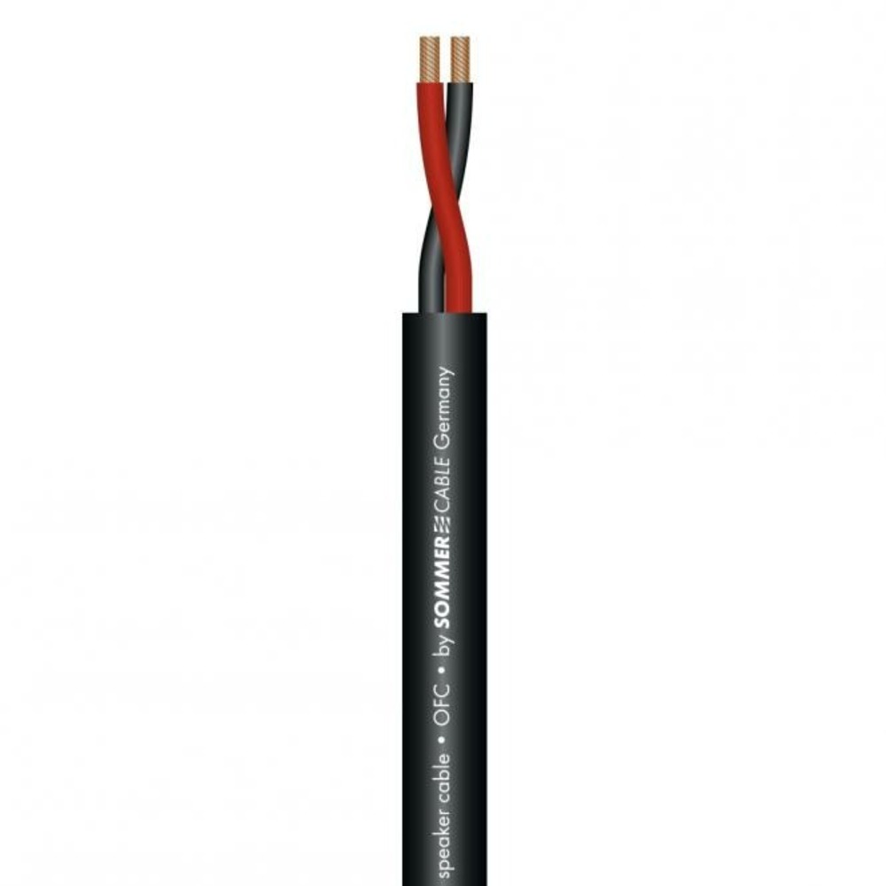 Кабель акустический с катушки двухжильный Sommer Cable 425-0051 Meridian Mobile SP225 Black