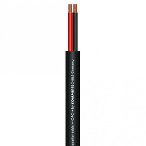 Кабель акустический с катушки двухжильный Sommer Cable 425-0051F Meridian Install SP225 FRNC Black