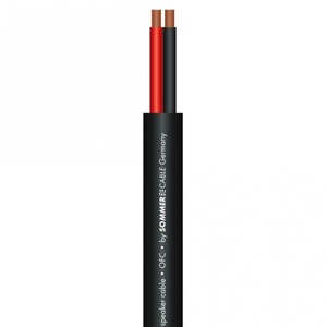 Кабель акустический с катушки двухжильный Sommer Cable 440-0051FC Meridian Install SP240 CPR-Version FRNC Black