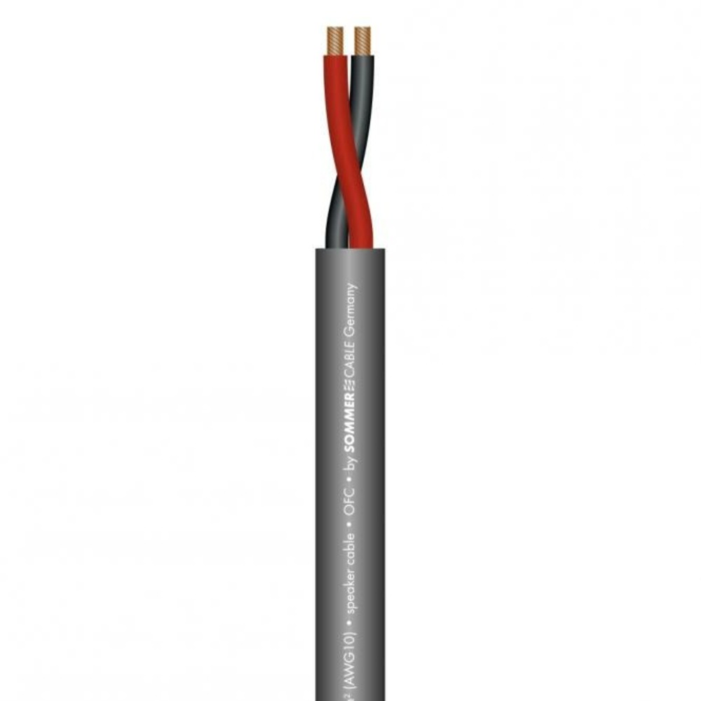 Кабель акустический с катушки двухжильный Sommer Cable 460-0056 Meridian Mobile SP260 Grey