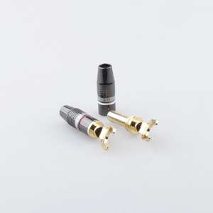 Разъем "Лопатка" Tchernov Cable Spade Lug Reference G White