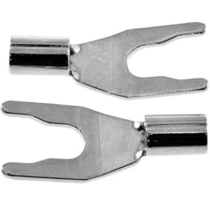 Разъем "Лопатка" WireWorld SPDSS08 Spade Silver (8 штук)