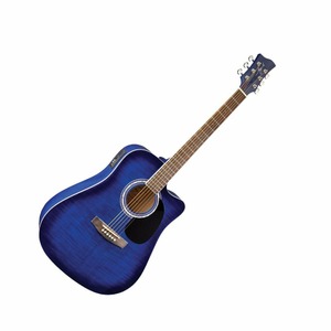 Электроакустическая гитара JayTurser by Washburn JJ-45-FCET-BLSB