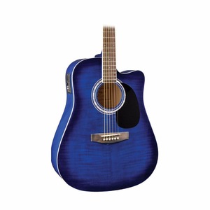 Электроакустическая гитара JayTurser by Washburn JJ-45-FCET-BLSB