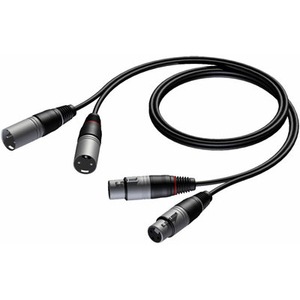 Кабель аудио 2xXLR - 2xXLR Procab CLA710/0.5 0.5m