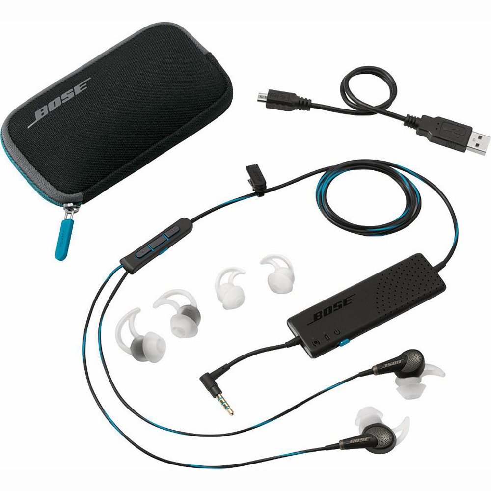 Наушники внутриканальные с шумоподавлением Bose QuietComfort 20 (for Apple) Black