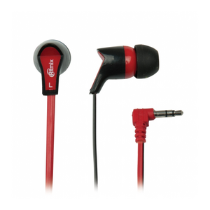 Наушники внутриканальные классические Ritmix RH-013 Black+Red