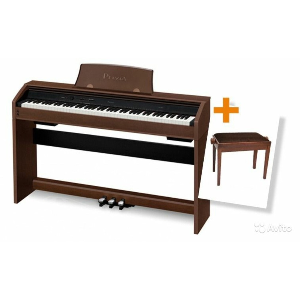 Пианино цифровое Casio Privia PX-760BN + VISION AP-5102 Brown