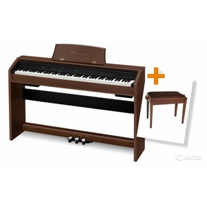 Пианино цифровое Casio Privia PX-760BN + VISION AP-5102 Brown