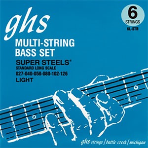 Струны для бас-гитары GHS 6L-STB