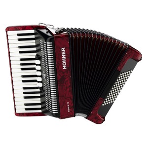 Аккордеон Hohner A1663 BRAVO III 72 RED