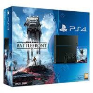 Игровая приставка Sony PlayStation 4 1TB матовая черная + Star Wars Battlefront