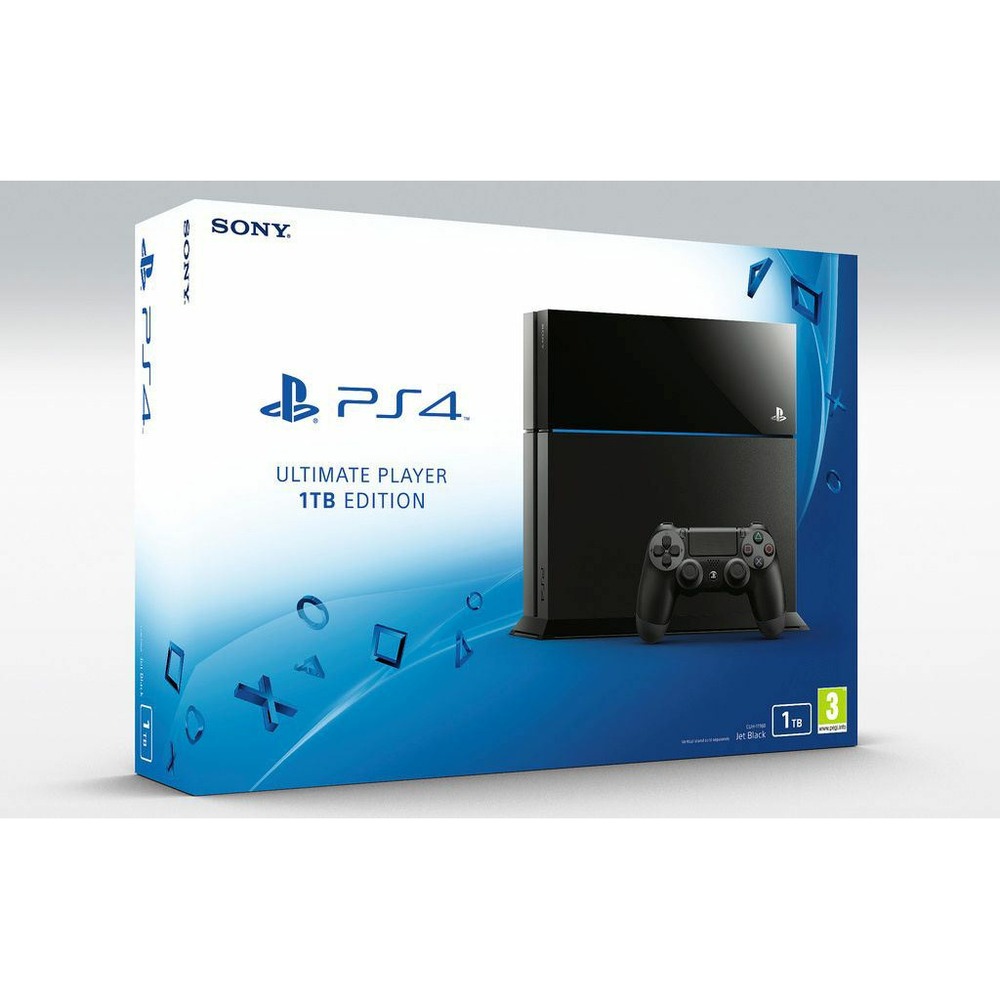 Игровая приставка Sony PlayStation 4 1TB матовая черная + контроллер