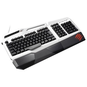Клавиатура игровая Mad Catz S.T.R.I.K.E.3 RUS White + подарок от "World of Tanks"