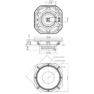 Динамик профессиональный НЧ Eighteen Sound 10NDA610/8