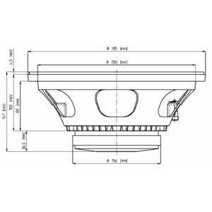 Динамик профессиональный НЧ Eighteen Sound 12W500/8