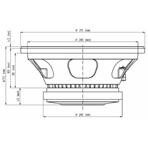 Динамик профессиональный НЧ Eighteen Sound 12W700/8