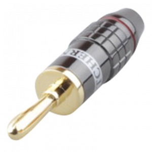 Разъем "Банана" Tchernov Cable Banana Plug Classic V2 / 6mm Red