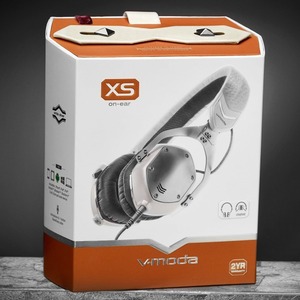 Наушники накладные классические V-moda XS White Silver