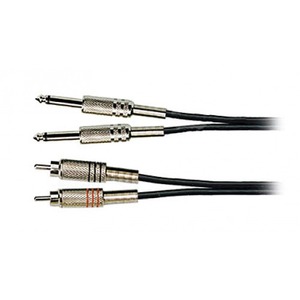 Кабель аудио 1xJack - 1xJack Soundking BI154 0.3m