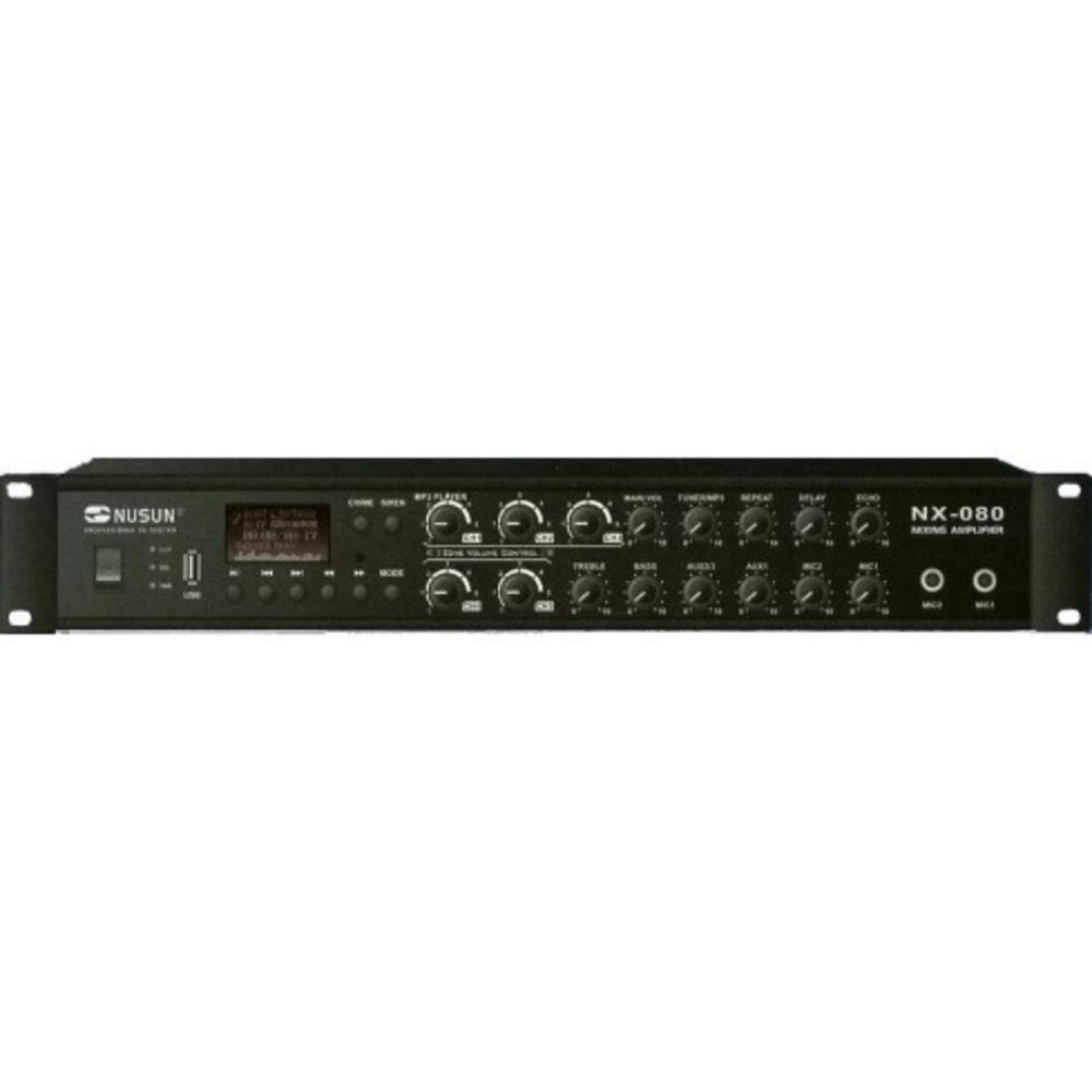 Микшер-усилитель комбинированный Nusun NX-080