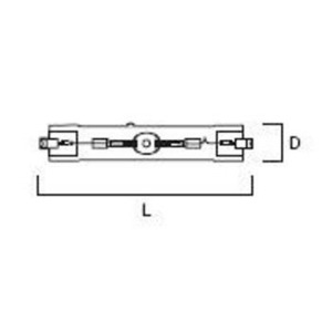 Лампа для светового оборудования Sylvania DE ECO 230-400 L118