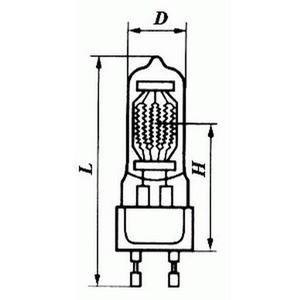 Лампа для светового оборудования Лисма КГМ 220-650