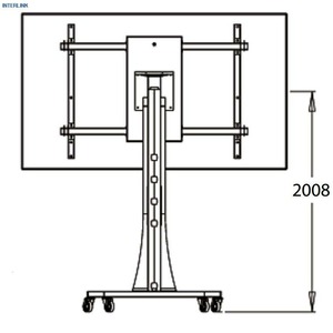 Мобильный стенд для ТВ Wize WT108
