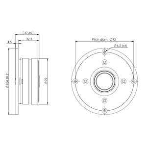 Динамик профессиональный ВЧ ScanSpeak discovery D2608-913000