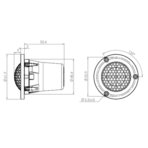 Динамик профессиональный ВЧ ScanSpeak Illuminator D3004/602010