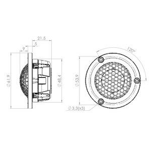 Динамик профессиональный ВЧ ScanSpeak Illuminator R3004/602000