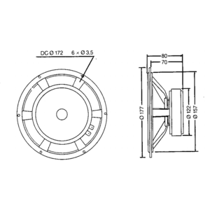 Динамик профессиональный СЧ/НЧ ScanSpeak Classic 18W/8544-00