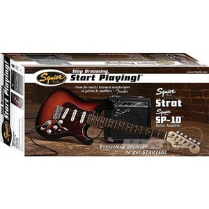 Гитарные комплекты Fender SQUIER AFFINITY SERIES STRAT SUNBURST