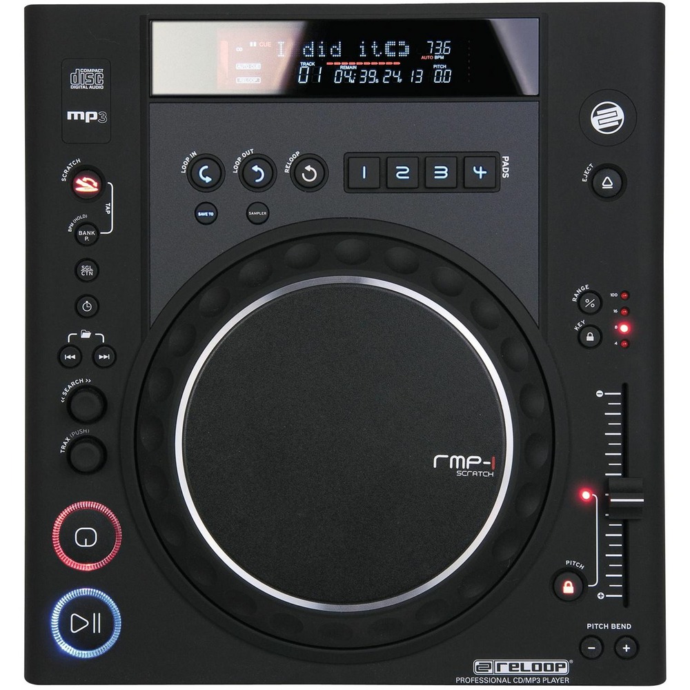 CD проигрыватель для DJ на один диск Reloop RMP-1 Scratch mk2