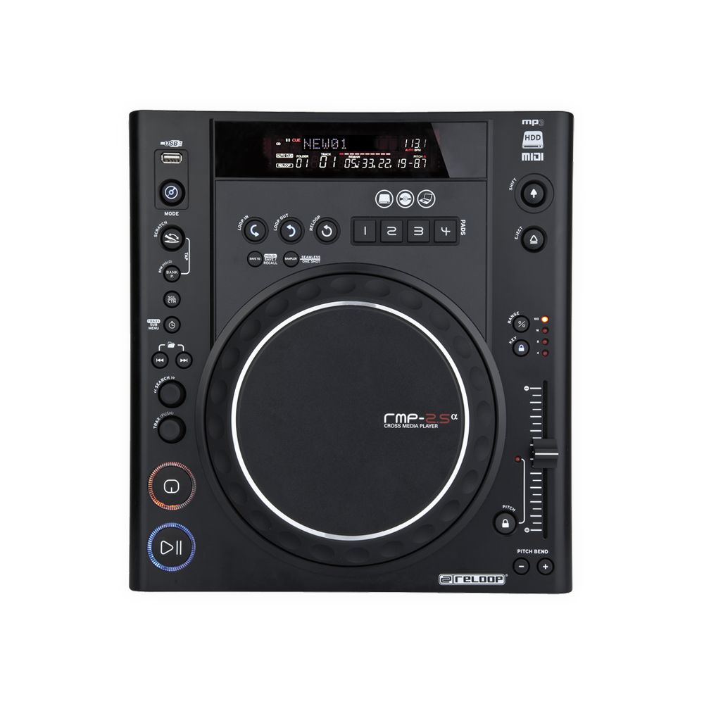 CD проигрыватель для DJ на один диск Reloop RMP-2,5 Alfa CD-MP3 MIDI