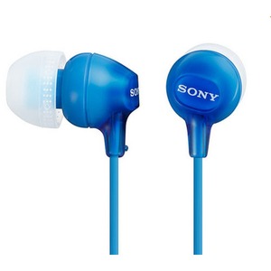Наушники внутриканальные классические Sony MDR-EX15LP Blue