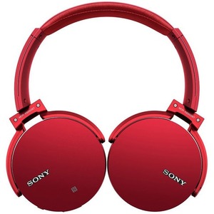 Наушники мониторные беспроводные Sony MDR-XB950BT Red