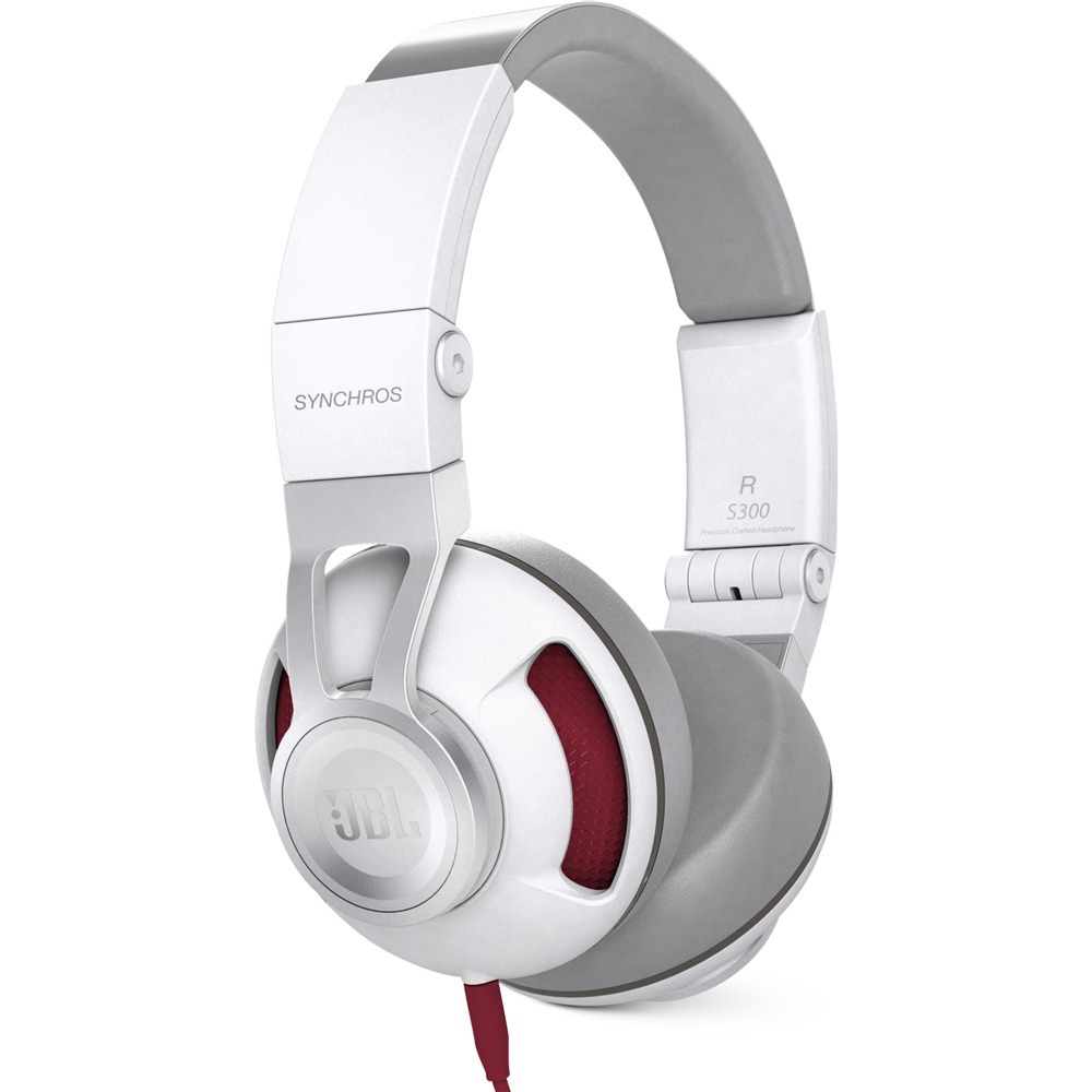 Наушники мониторные классические JBL Synchros S300i White/Red