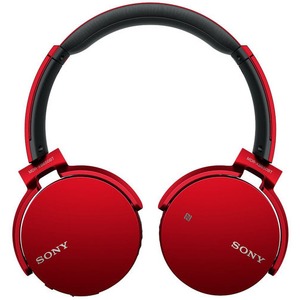 Наушники мониторные беспроводные Sony MDR-XB650BT Red