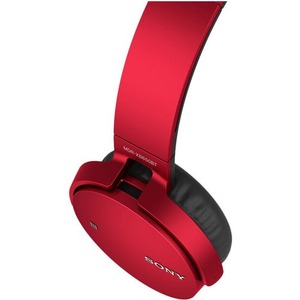 Наушники мониторные беспроводные Sony MDR-XB650BT Red