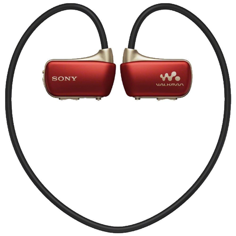 Наушники внутриканальные для спорта Sony NWZ-W273S 4Gb Red