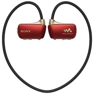 Наушники внутриканальные для спорта Sony NWZ-W273S 4Gb Red
