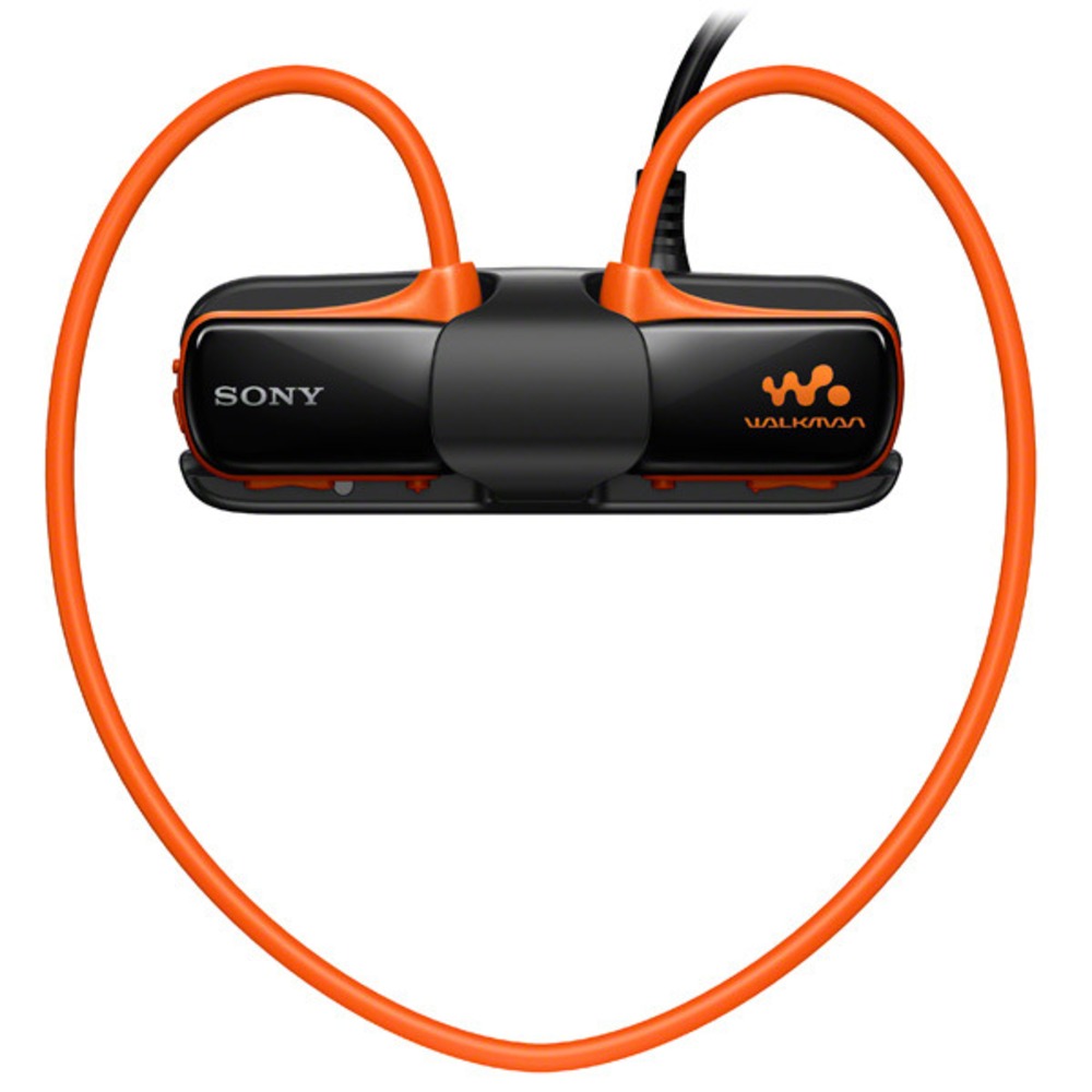 Наушники внутриканальные для спорта Sony NWZ-W274S 8Gb Orange