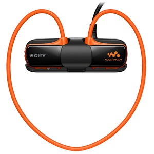 Наушники внутриканальные для спорта Sony NWZ-W274S 8Gb Orange